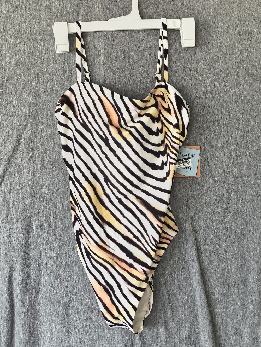 Shade & Shore Women’s Zebra Print One‑Piece – Multicolor (Medium)